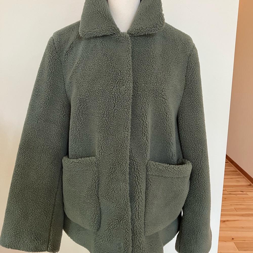 NWT Rebecca Minkoff Teddy jacket,NWT sage - Picture 4 of 10